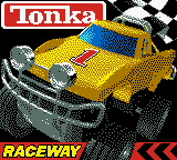 Tonka Raceway title screen for GameBoy Color